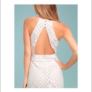 steal a kiss white lace dress